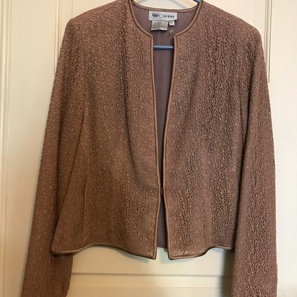 Lace Worth Dress Jacket